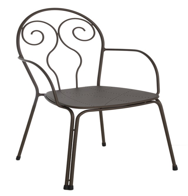 Fauteuil CAPRERA de Emu, Marron d'Inde
