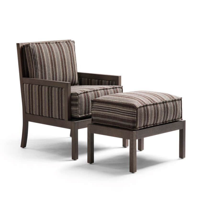 Fauteuil CARMEL de Marie's Corner et son pouf