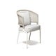 Fauteuil club CTR de Tribu, Blanc et lin