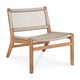 Fauteuil de jardin Jack Woven - teck - cordage Beige