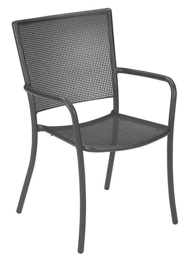 Fauteuil de table ATHENA de Emu, Fer ancien Fauteuil de table ATHENA de Emu, Fer ancien