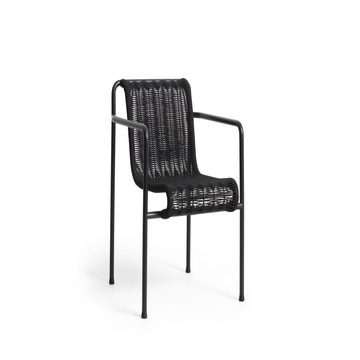 Fauteuil de table PALISSADE CORD, Anthracite