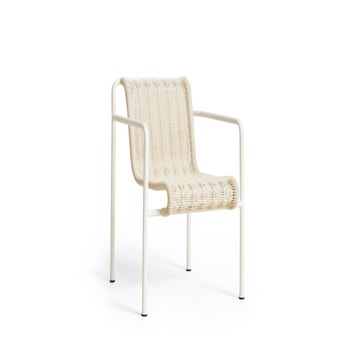 Fauteuil de table PALISSADE CORD, Cream white