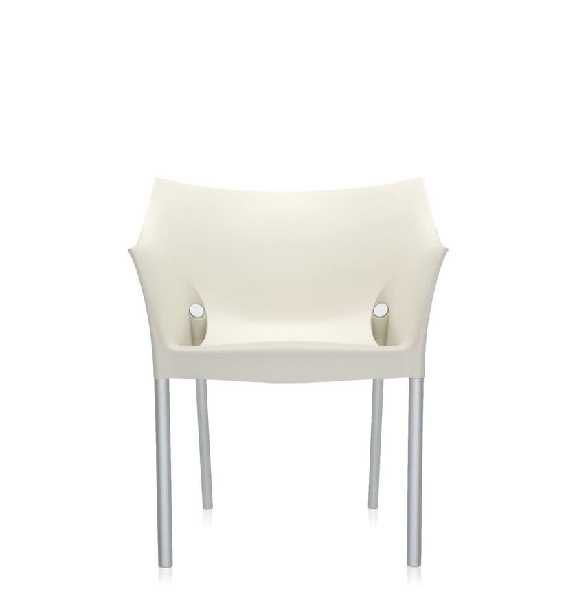 Fauteuil DR.NO de Kartell, Blanc cire
