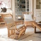 Fauteuil extérieur TULIP, Rotin synthétique, Avec coussin d'assise, Blanc thumbnail