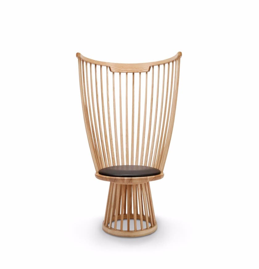 Fauteuil FAN de Tom dixon, Naturel