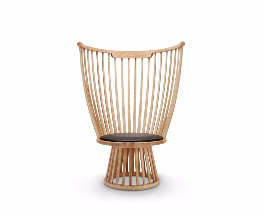 Fauteuil FAN de Tom dixon, Naturel Fauteuil FAN de Tom dixon, Naturel