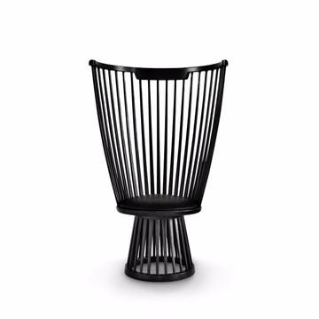 Fauteuil FAN de Tom Dixon, Noir