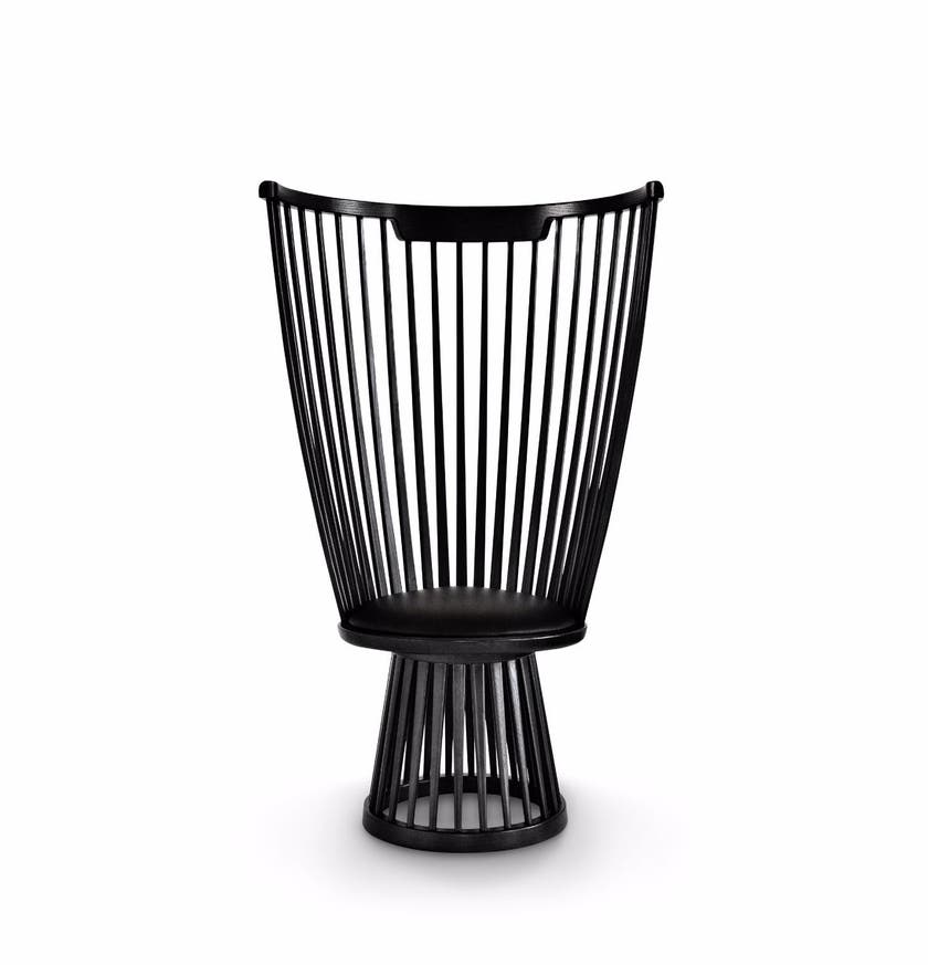Fauteuil FAN de Tom Dixon, Noir