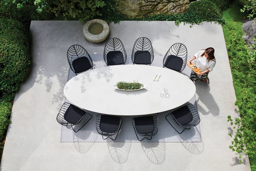 Fauteuil FOLIA, Acier inoxydable, Anthracite Fauteuil FOLIA, Acier inoxydable, Anthracite