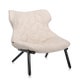 Fauteuil FOLIAGE TREVIRA, Beige, Structure noire