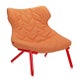 Fauteuil FOLIAGE TREVIRA, Orange, Structure rouge