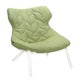 Fauteuil FOLIAGE TREVIRA, Vert, Structure blanche