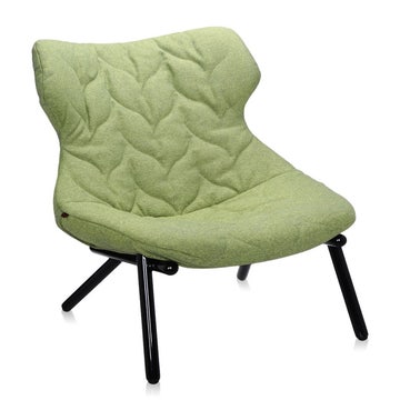 Fauteuil FOLIAGE TREVIRA de Kartell, Vert, Structure noire