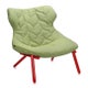 Fauteuil FOLIAGE TREVIRA, Vert, Structure rouge
