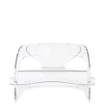 Fauteuil JOE COLOMBO de Kartell, Cristal