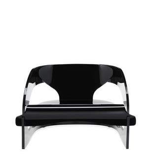 Fauteuil JOE COLOMBO de Kartell, Noir 