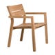 Fauteuil KOS TEAK de Tribù en teck
