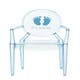 Fauteuil LOU LOU, bleu clair-boy