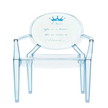 Fauteuil LOU LOU de Kartell, bleu claire-prince