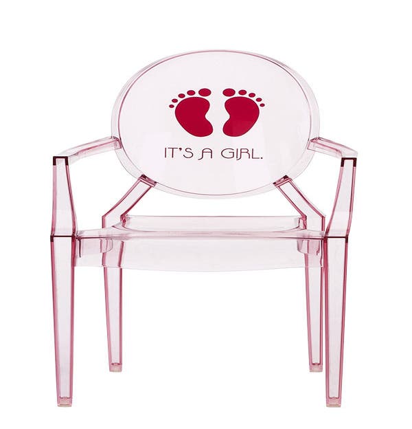 Fauteuil LOU LOU de Kartell, Rose Girl