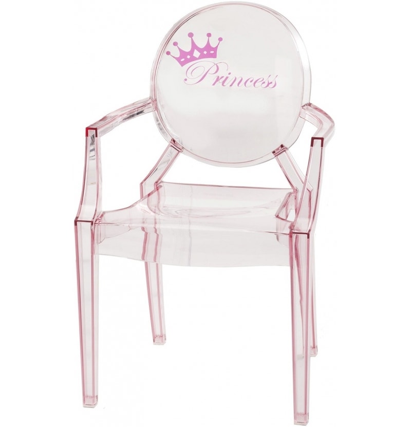 Fauteuil LOU LOU de Kartell, rose-princesse