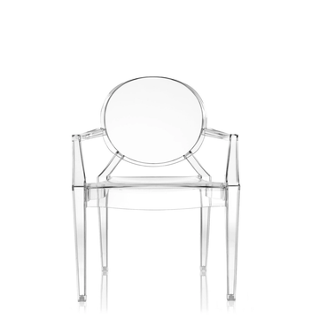 Fauteuil LOUIS GHOST de Kartell, Cristal