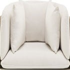Coussin d'assise pour fauteuil lounge dossier bas ESEDRA de Ethimo, Blanc naturel