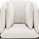 Coussin d'assise pour fauteuil lounge dossier bas ESEDRA de Ethimo, Blanc naturel