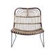 Fauteuil lounge en rotin KAWA de House Doctor