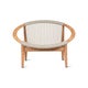 Fauteuil lounge FRIDA, Dune White