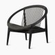 Fauteuil lounge FRIDA de Vincent Sheppard, Noir