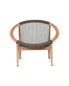 Fauteuil lounge FRIDA de Vincent Sheppard, Teck Anthracite