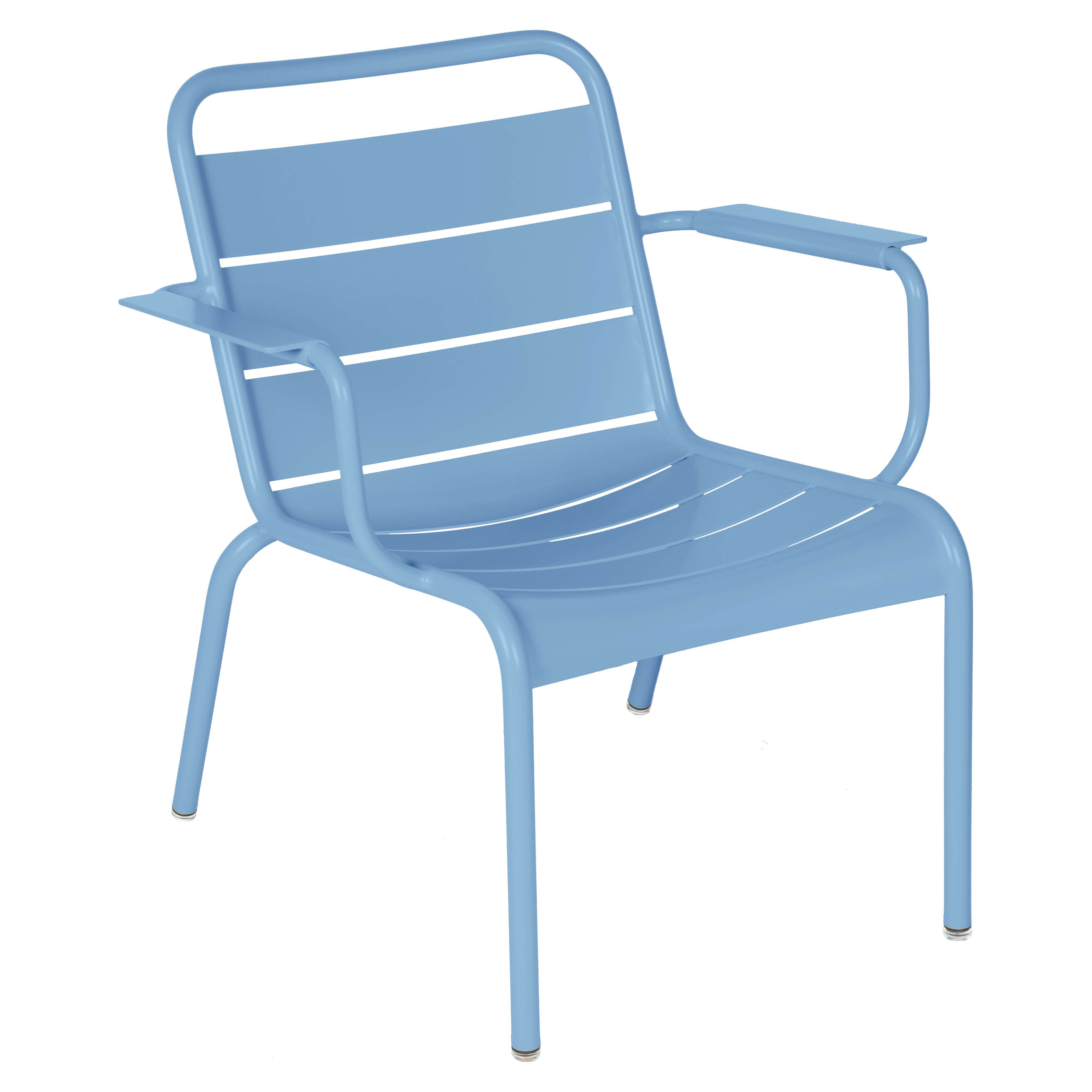 Fauteuil lounge LUXEMBOURG, Bleu maya