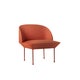 Fauteuil lounge OSLO, Steelcut 550 Mandarine