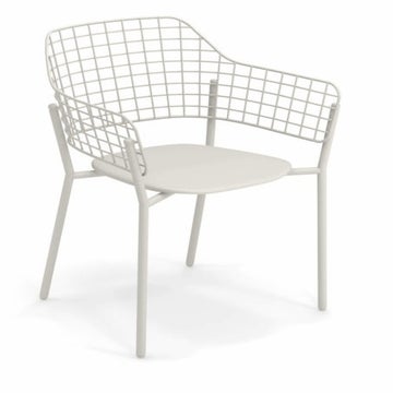 FAUTEUIL LYZE, Blanc mat de EMU