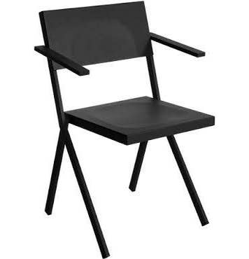 Fauteuil MIA de EMU, Noir