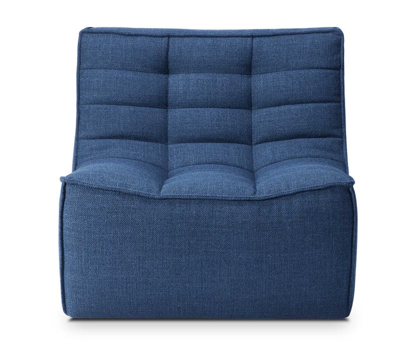 Fauteuil N701 d'Ethnicraft, Bleu Fauteuil N701 d'Ethnicraft, Bleu