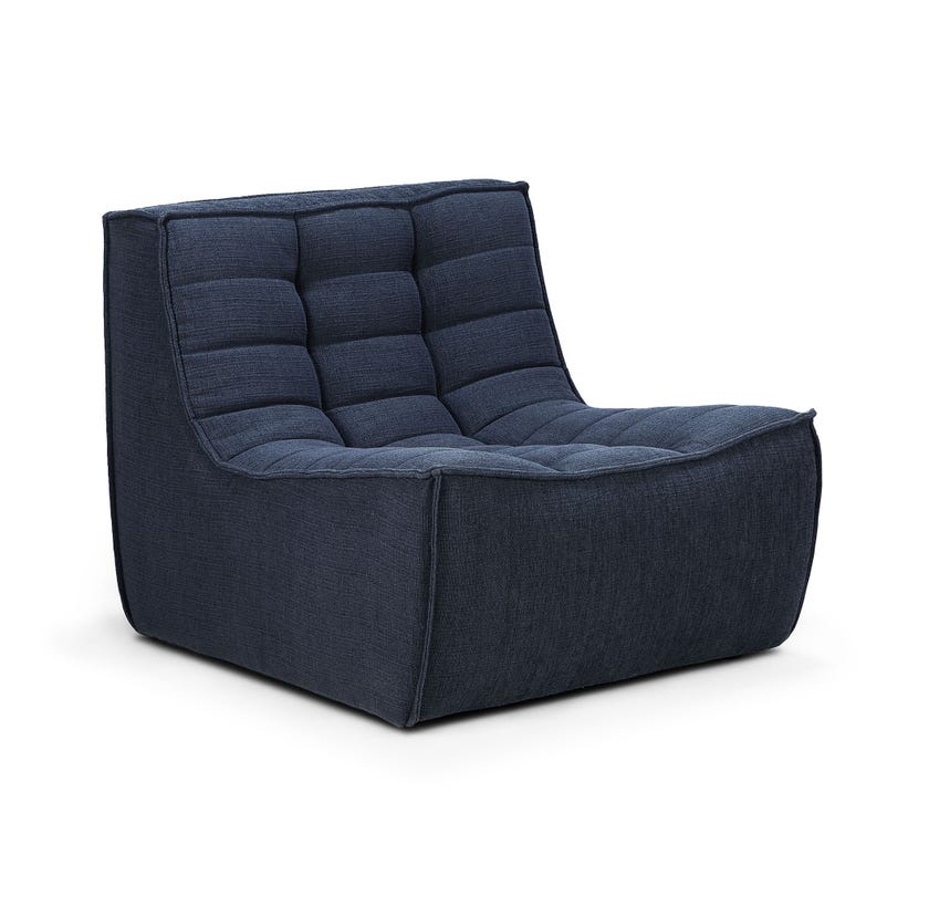Fauteuil N701 d'Ethnicraft, Graphite Fauteuil N701 d'Ethnicraft, Graphite