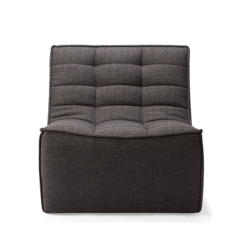 Fauteuil N701 d'Ethnicraft, Gris foncé