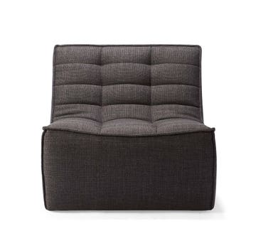 Fauteuil N701 d'Ethnicraft, Gris foncé Fauteuil N701 d'Ethnicraft, Gris foncé