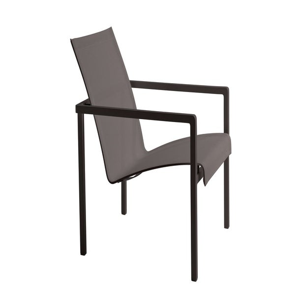 Fauteuil NATAL ALU de Tribù, Wengé 