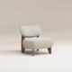 Nicolo Fauteuil (65x80cm) chêne fumé - BOUCLETTE - ASCOT NATA 01