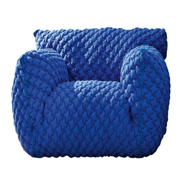 Fauteuil NUVOLA 09 de Gervasoni-Bleu