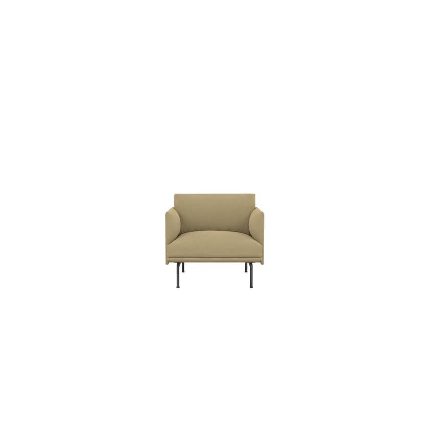 Fauteuil OUTLINE de Muuto, Fiord 422 Fauteuil OUTLINE de Muuto, Fiord 422