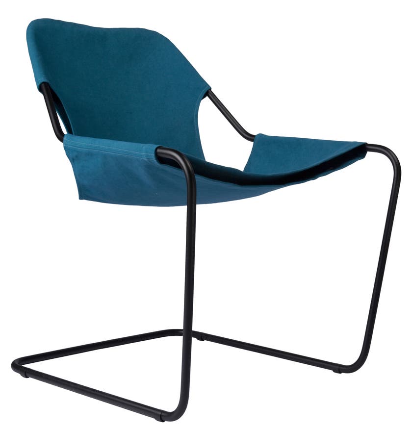 Fauteuil outdoor PAULISTANO de Objekto, Bleu