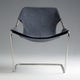 Fauteuil PAULISTANO de Objekto, Gris bleu 