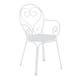 Fauteuil PIGALLE, Blanc mat