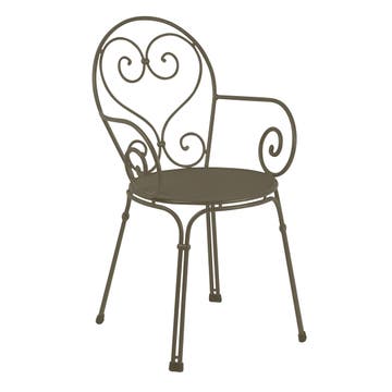 Fauteuil PIGALLE de Emu, Marron d'Inde