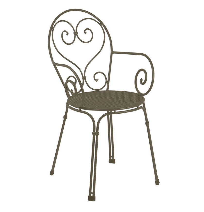 Fauteuil PIGALLE de Emu, Marron d'Inde